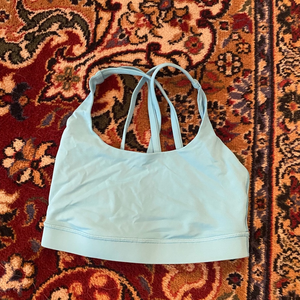 Lululemon blue sports bra
